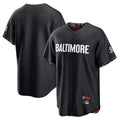 Arlishia B.Orioles Black City Connect Home Game Blank Player Stitched Jerseys