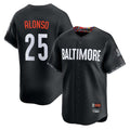 Arlishia B.Orioles #25 Pete Alonso Player Black City Connect Limited Home Game Stitched Jerseys