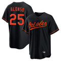 Arlishia B.Orioles #25 Pete Alonso Player Black Home Game Stitched Jerseys