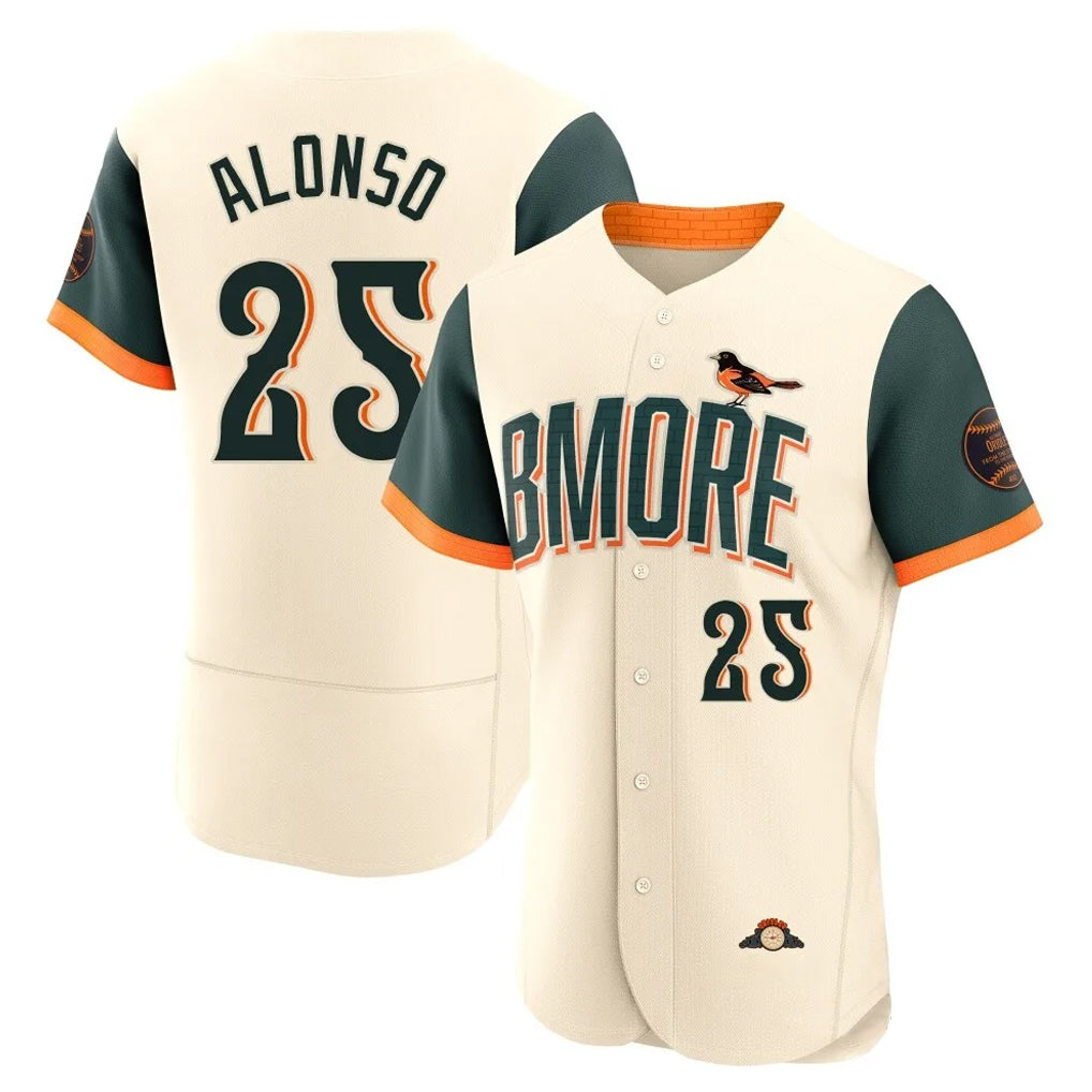 Arlishia B.Orioles #25 Pete Alonso Player Cream 2026 City Connect Limited Elite Home Game Stitched Jerseys