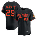 Arlishia B.Orioles #29 Samuel Basallo Player Black Limited Home Game Stitched Jerseys
