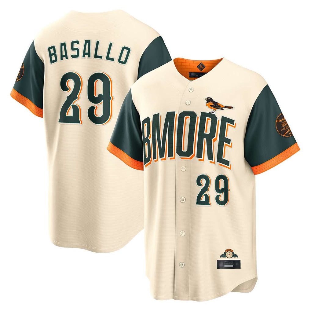 Arlishia B.Orioles #29 Samuel Basallo Player Cream 2026 City Connect Home Game Stitched Jerseys