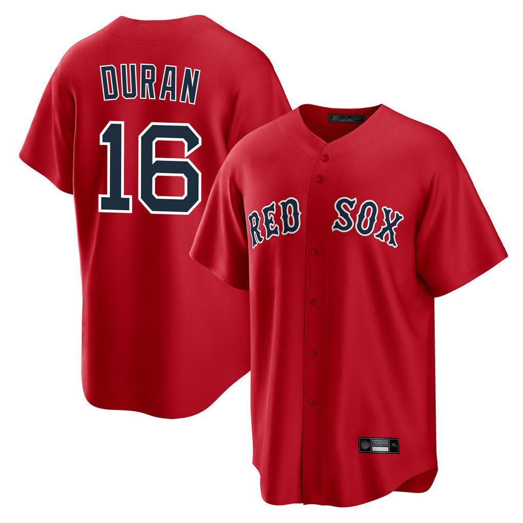 Arlishia B.Red Sox #16 Jarren Duran Player Red Home Game Stitched Jersey
