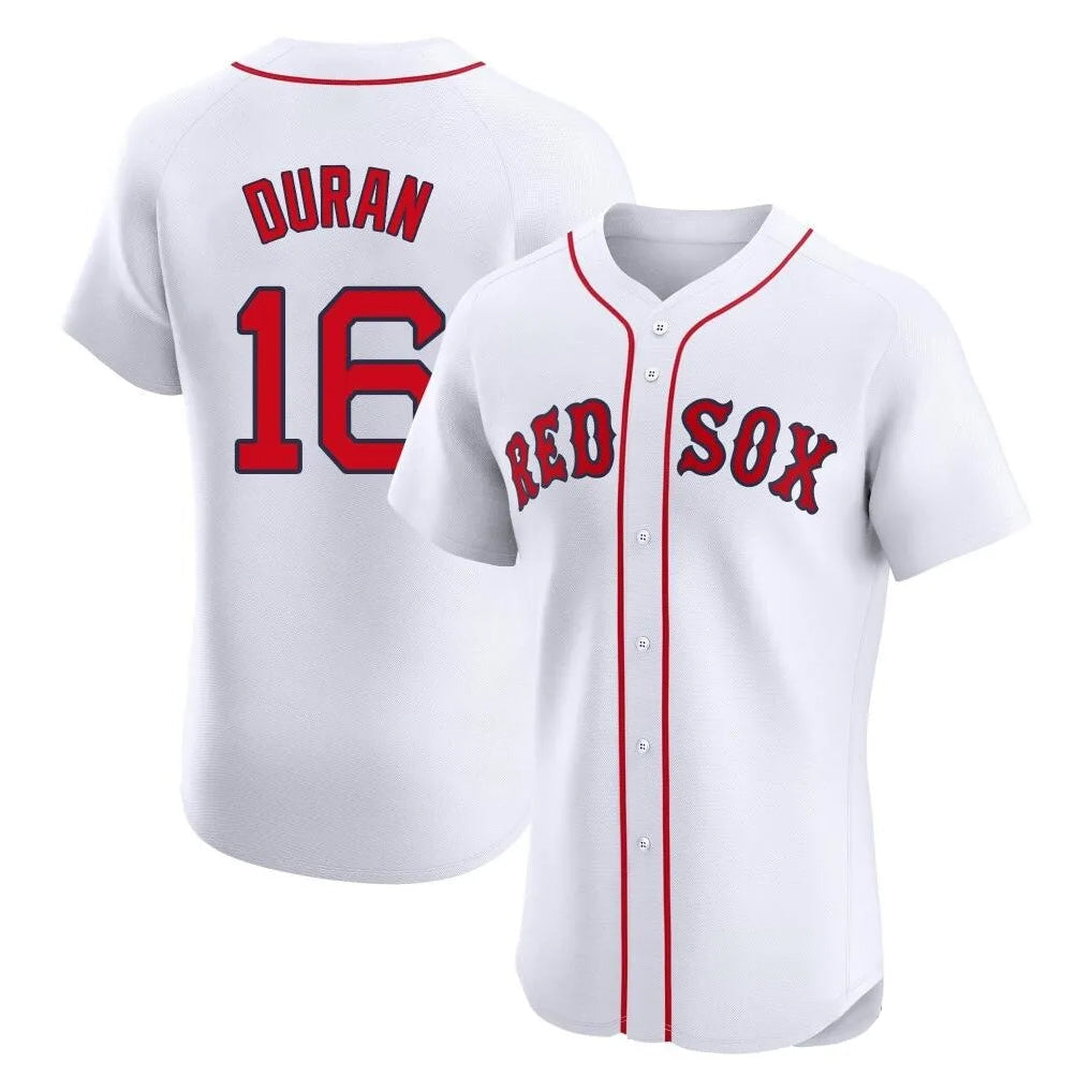 Arlishia B.Red Sox #16 Jarren Duran Player White Limited Elite Home Game Stitched Jersey