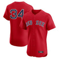 Arlishia B.Red Sox #34 David Ortiz Player Red Limited Elite Home Game Stitched Jerseys