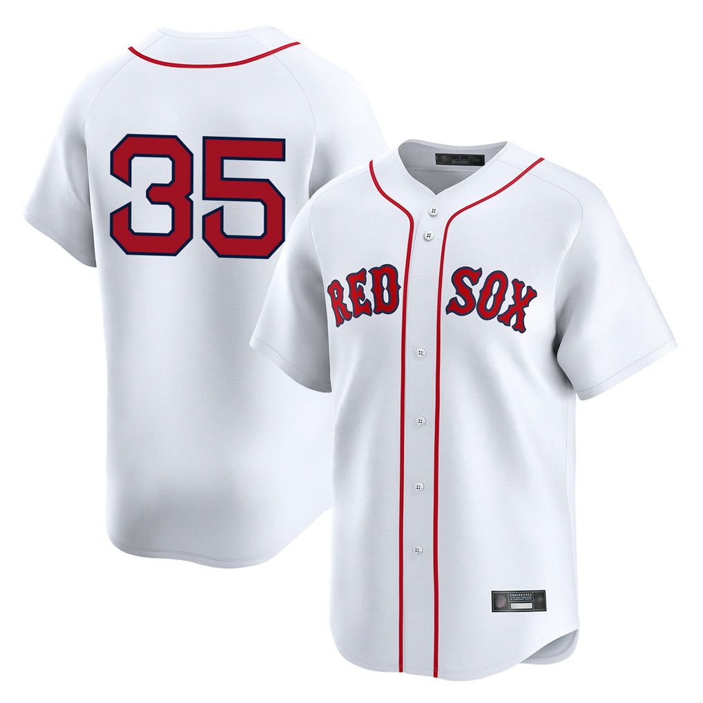 Arlishia B.Red Sox #35 Garrett Crochet Player White Limited Home Game Stitched Jerseys