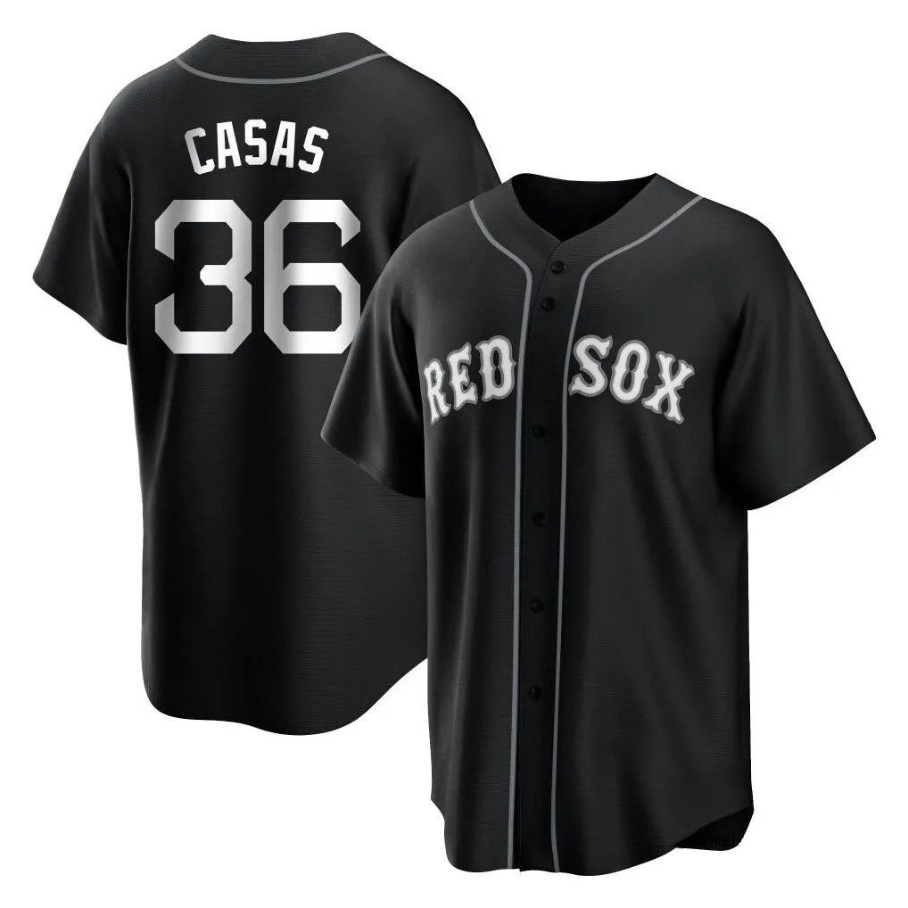 Arlishia B.Red Sox #36 Triston Casas Player Black Home Game Stitched Jerseys