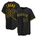 Arlishia B.Red Sox #36 Triston Casas Player Black Snake Skin City Home Game Stitched Jerseys