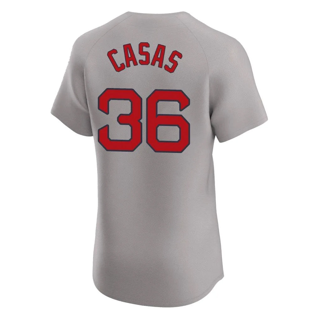 Arlishia B.Red Sox #36 Triston Casas Player Gray Road Limited Elite Home Game Stitched Jerseys