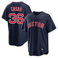 Arlishia B.Red Sox #36 Triston Casas Player Navy Home Game Stitched Jersey