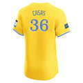 Arlishia B.Red Sox #36 Triston Casas Player Yellow Limited Elite Home Game Stitched Jerseys