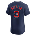 Arlishia B.Red Sox #3 Ceddanne Rafaela Player Navy Limited Elite Home Game Stitched Jerseys