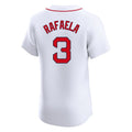 Arlishia B.Red Sox #3 Ceddanne Rafaela Player White Limited Elite Home Game Stitched Jerseys