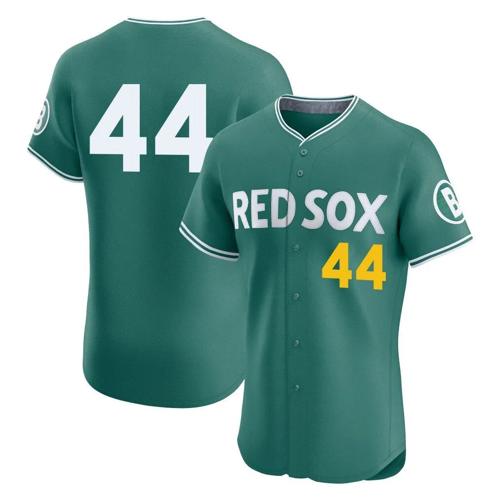 Arlishia B.Red Sox #44 Aroldis Chapman Player Green City Connect Limited Elite Home Game Stitched Jerseys