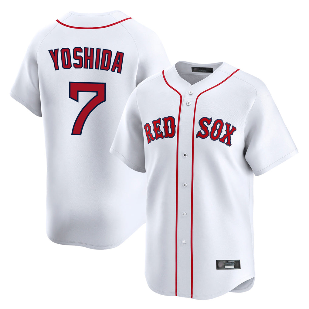 Arlishia B.Red Sox #7 Masataka Yoshida Player White Limited Home Game Stitched Jersey
