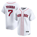 Arlishia B.Red Sox #7 Masataka Yoshida Player White Limited Home Game Stitched Jersey