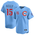 Arlishia C.Cubs #15 Carson Kelly Player Light Blue Limited Home Stitched Jerseys