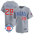 Arlishia C.Cubs #29 Michael Busch Player Gray Road 150th Anniversary Limited Home Stitched Jerseys
