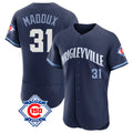 Arlishia C.Cubs #31 Greg Maddux Player Navy City Connect 150th Anniversary Limited Elite Home Stitched Jerseys