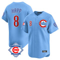 Arlishia C.Cubs #8 Ian Happ Player Light Blue 150th Anniversary Limited Home Stitched Jerseys