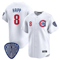 Arlishia C.Cubs #8 Ian Happ Player White Vapor Premier Limited Home Stitched Jerseys