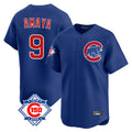Arlishia C.Cubs #9 Miguel Amaya Player Royal 150th Anniversary Limited Home Stitched Jerseys