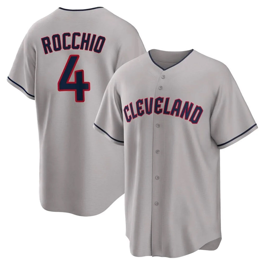 Arlishia C.Guardians #4 Brayan Rocchio Player Gray Game Home Stitched Jerseys