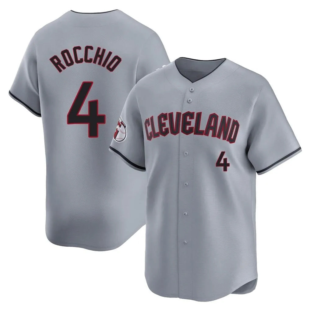 Arlishia C.Guardians #4 Brayan Rocchio Player Gray Road Limited Home Stitched Jerseys
