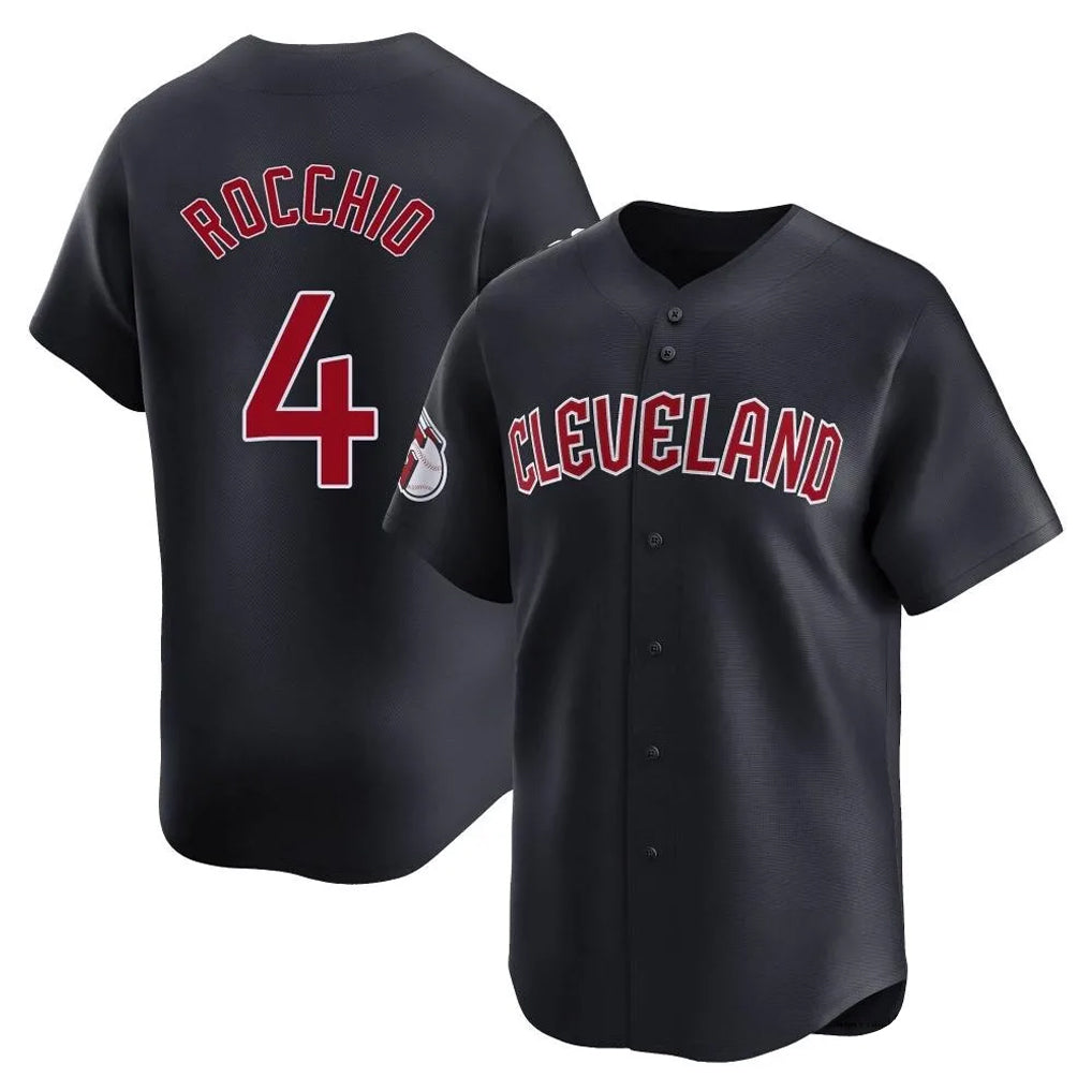 Arlishia C.Guardians #4 Brayan Rocchio Player Navy Limited Home Game Stitched Jerseys