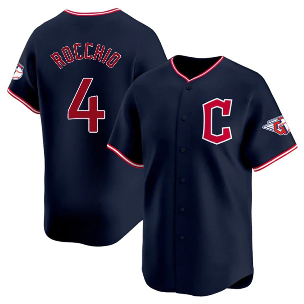 Arlishia C.Guardians #4 Brayan Rocchio Player Navy Limited Home Stitched Jerseys