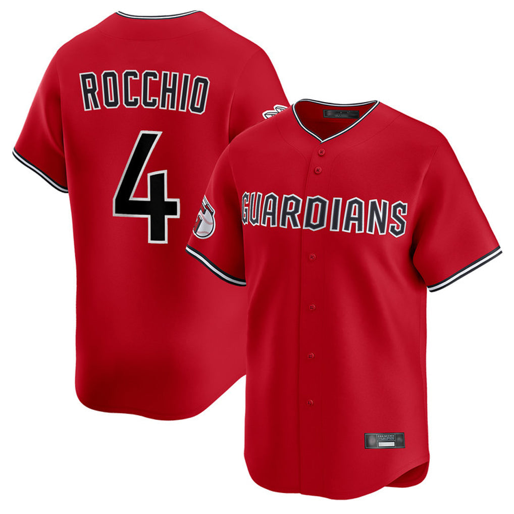 Arlishia C.Guardians #4 Brayan Rocchio Player Red Limited Home Stitched Jerseys