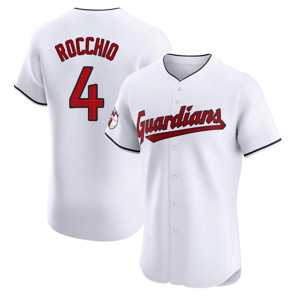 Arlishia C.Guardians #4 Brayan Rocchio Player White Limited Elite Home Stitched Jerseys