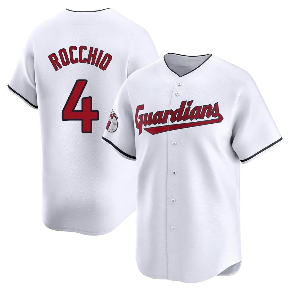 Arlishia C.Guardians #4 Brayan Rocchio Player White Limited Home Stitched Jerseys