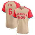 Arlishia C.Guardians #6 David Fry Player Cream American League All-Star Limited Elite Home Stitched Jerseys