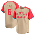 Arlishia C.Guardians #6 David Fry Player Cream American League All-Star Limited Home Stitched Jerseys