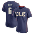 Arlishia C.Guardians #6 David Fry Player Navy City Connect Limited Elite Home Stitched Jerseys