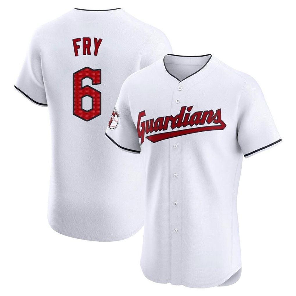 Arlishia C.Guardians #6 David Fry Player White Limited Elite Home Stitched Jerseys