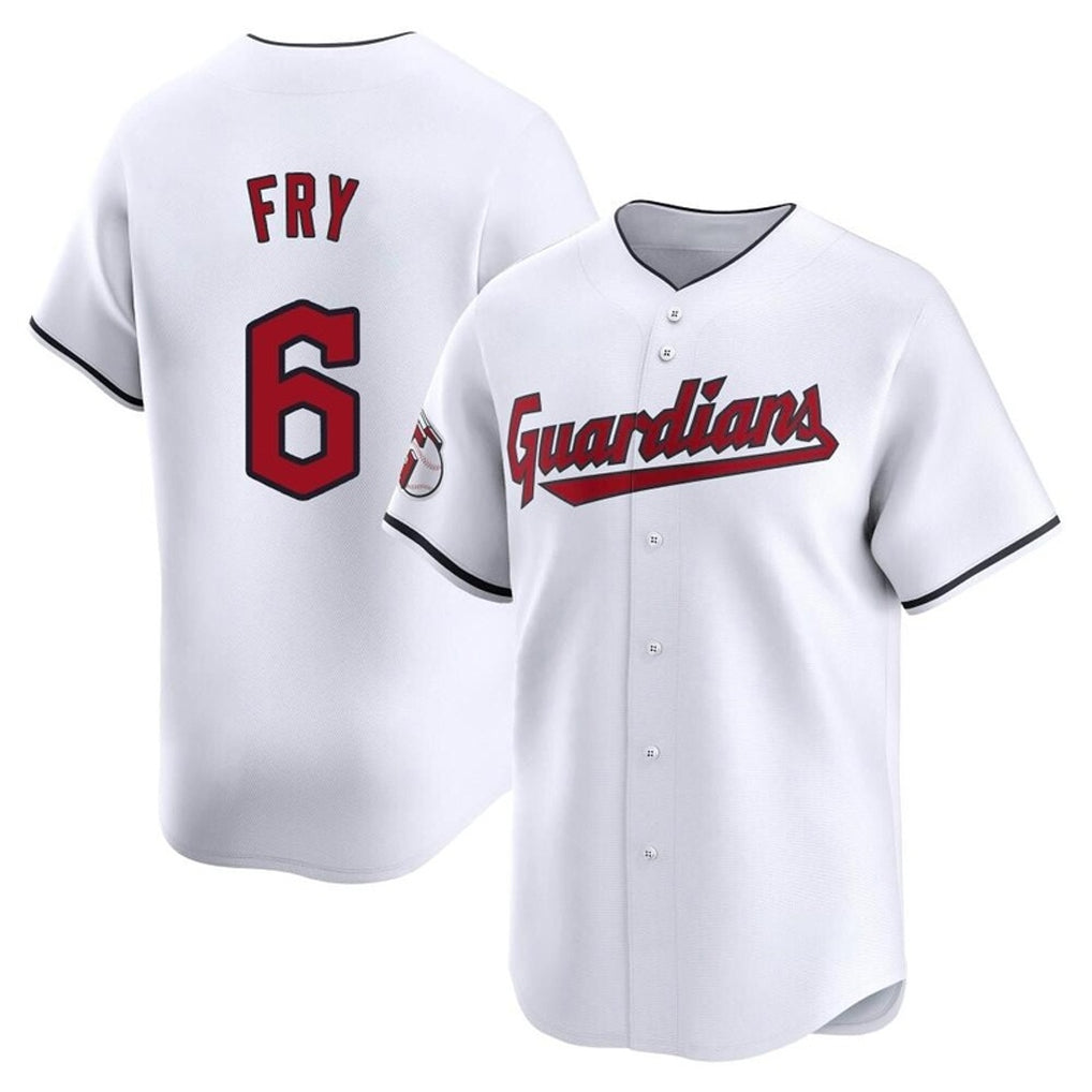 Arlishia C.Guardians #6 David Fry Player White Limited Home Stitched Jerseys