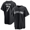 Arlishia C.Guardians #7 George Valera Player Black Home Game Stitched Jerseys