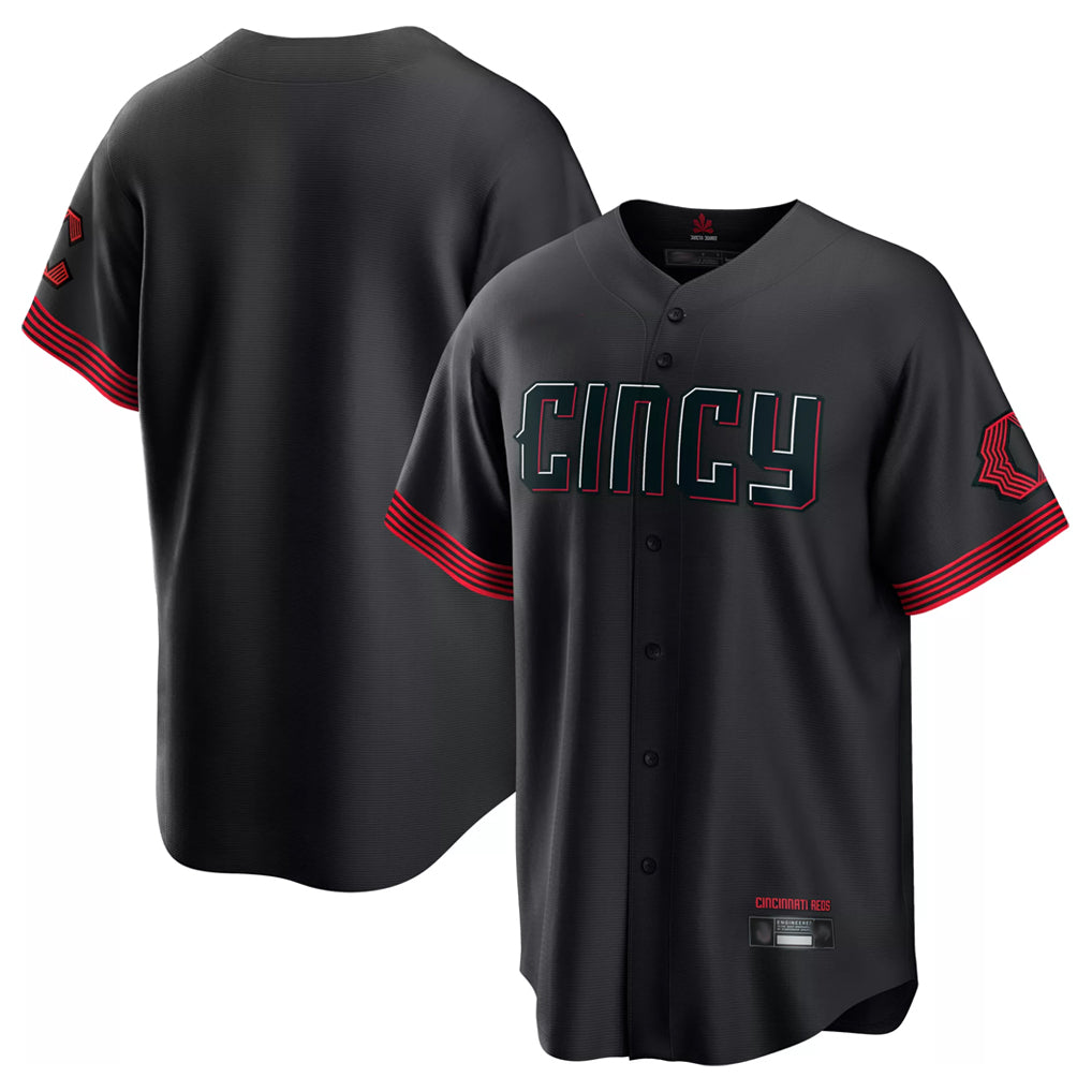 Arlishia C.Reds Black City Connect Home Game Blank Player Stitched Jerseys