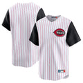 Arlishia C.Reds White Black Stripe Field of Dreams Game Home Blank Player Stitched Jerseys