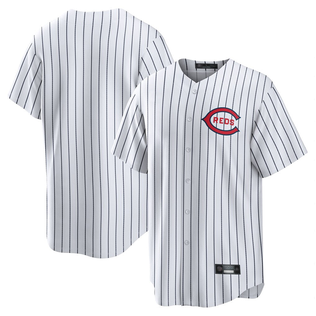 Arlishia C.Reds White Stripe Field of Dreams Game Home Blank Player Stitched Jerseys
