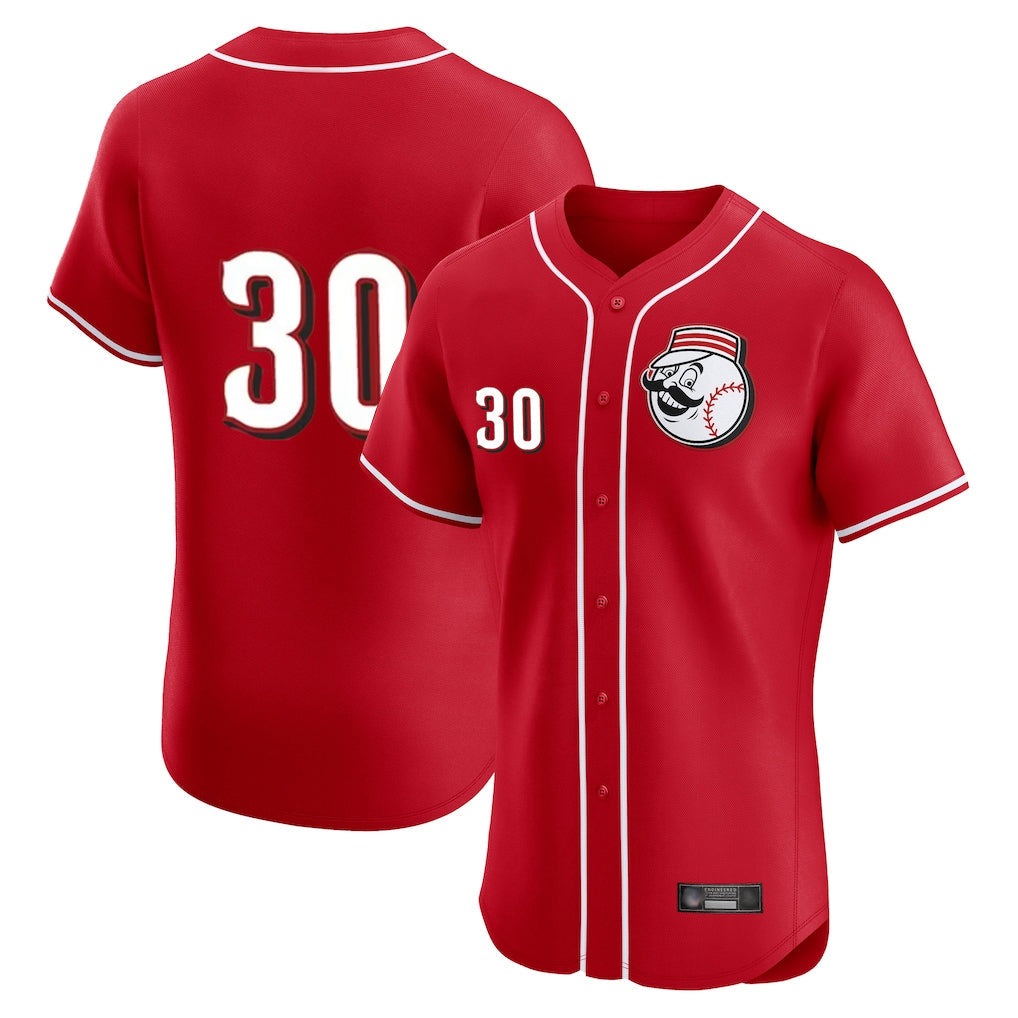Arlishia C.Reds #30 Ken Griffey Player Red Limited Elite Home Game Stitched Jerseys