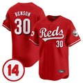 Arlishia C.Reds #30 Ken Griffey Player Red Vapor Premier Limited Home Stitched Jerseys