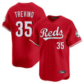 Arlishia C.Reds #35 Jose Trevino Player Red Home Limited Stitched Jerseys