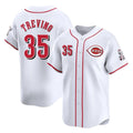 Arlishia C.Reds #35 Jose Trevino Player White Home Limited Stitched Jerseys