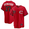 Arlishia C.Reds #37 Tyler Stephenson Player Red 2026 City Connect Home Game Stitched Jerseys