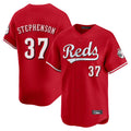 Arlishia C.Reds #37 Tyler Stephenson Player Red Home Limited Stitched Jerseys