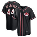 Arlishia C.Reds #44 Elly De La Cruz Player Black Fashion Out Home Game Stitched Jerseys
