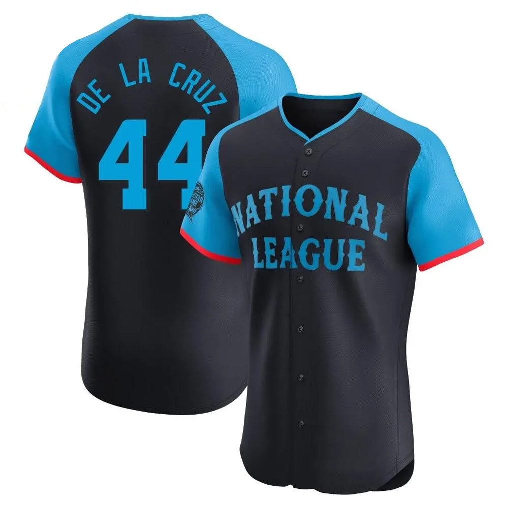 Arlishia C.Reds #44 Elly De La Cruz Player Navy Limited Elite National League All-Star Game Stitched Jerseys